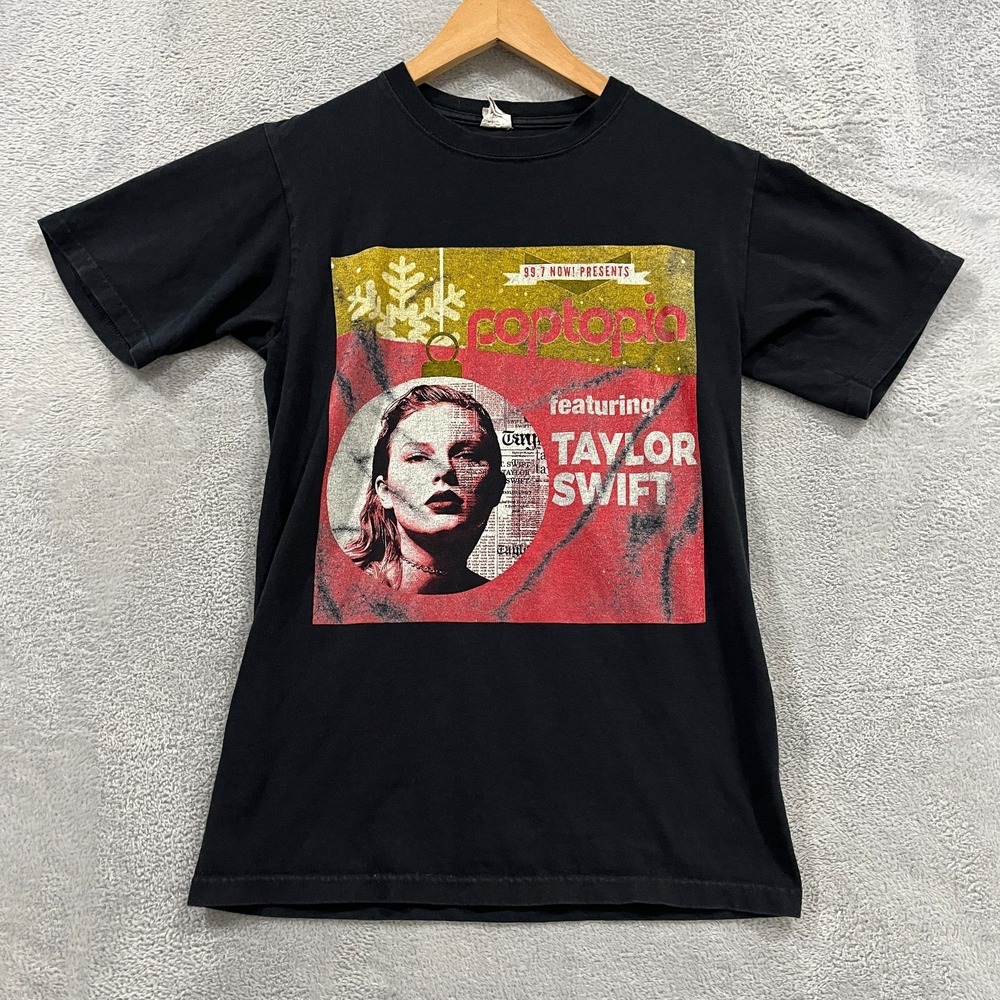 Taylor Swift 99.7 NOW Coptopia Radio Concert Promo Tee Anvil Womens Small‎
